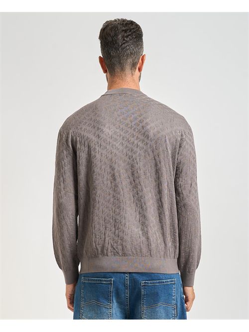 Men's Armani Exchange sweater in viscose blend ARMANI EXCHANGE | XM001316-AF10454U8092